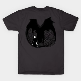 Feyre and Beast form of Rhysand ACOWAR A court of Wings and Ruin Book Series T-Shirt